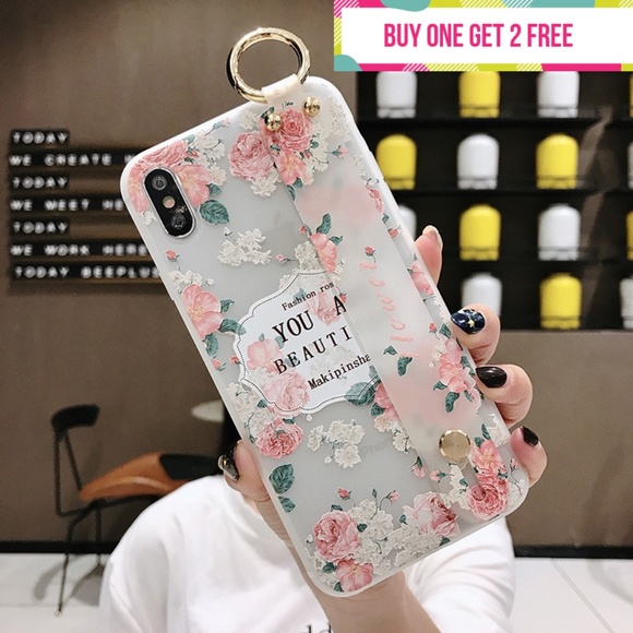 You Are Beautiful Phone Case with Wrist Strap - Picture 1 of 8